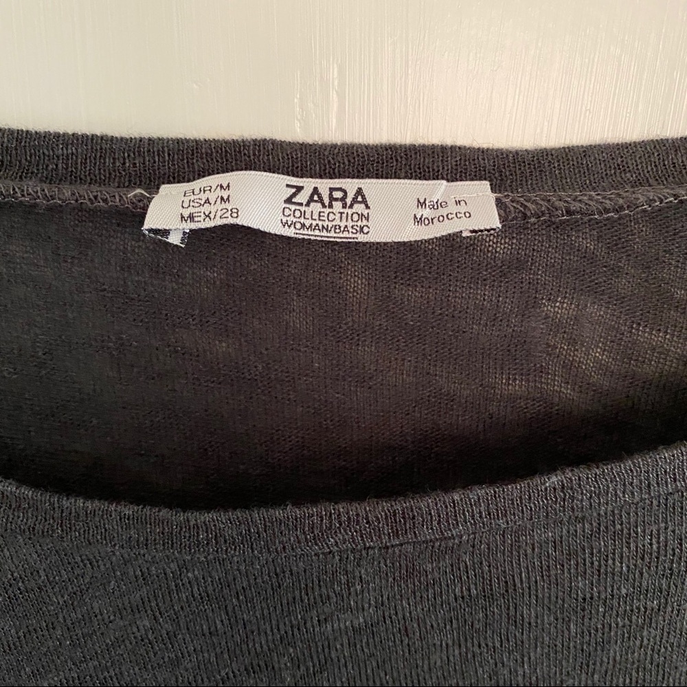 Zara Ruffled Sleeve Sweater - Picture 3 of 4